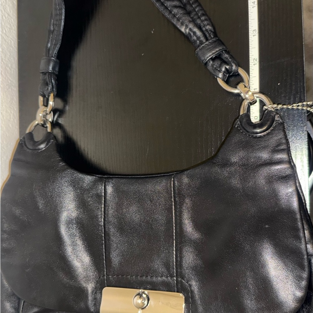 Coach Black Leather Shoulder Bag - Picture 12 of 12